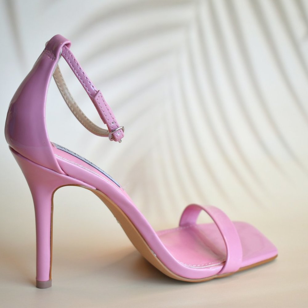 Steve Madden Tecy Pink Leather Heels